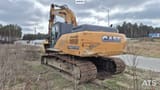2008 CASE CX290B crawler excavator, rear three-quarter view