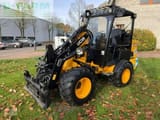 2023 JCB 403 E AGRI mini excavator, front three-quarter view