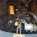 2023 Hitachi ZX60U mini excavator engine compartment view