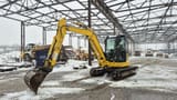 2020 Komatsu PC55MR-5 mini excavator, side profile view