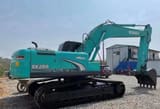 2016 Kobelco SK260 crawler excavator, rear three-quarter view