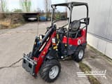 2024 Schäffer 1622 mini excavator, front three-quarter view