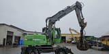 2011 Liebherr A316 LITRONIC wheel excavator side view