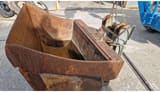 Volvo S3 190 cm ditch cleaning bucket, high-angle view