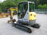 2020 Wacker Neuson EZ26 mini excavator, rear three-quarter view