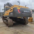 2020 Volvo EC480DL crawler excavator rear three-quarter view