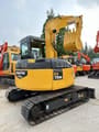 2022 Komatsu PC78US crawler excavator, rear three-quarter view