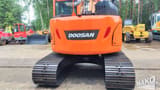 2018 Doosan DX140LCR-5 crawler excavator, rear view