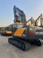 2026 Hyundai HX220HD crawler excavator, rear three-quarter view