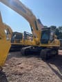 2023 Komatsu PC350-8 crawler excavator, front three-quarter view