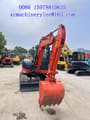 2024 Hitachi ZX50 mini excavator, front three-quarter view