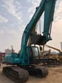 2009 Kobelco SK200-8 crawler excavator, side view