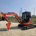 2024 Kubota U35 mini excavator, side view