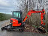 2020 Kubota U36-4 mini excavator, side view
