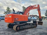 2014 Hitachi Zaxis 210LC crawler excavator, rear three-quarter view