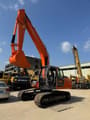 2022 Hitachi ZX200 crawler excavator, side view