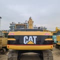 2016 Caterpillar 320B crawler excavator, rear view