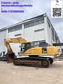 Komatsu PC400 crawler excavator side view