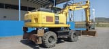 2016 Komatsu PW180-7EO wheel excavator, rear three-quarter view