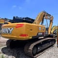 2023 Sany SY215C Pro crawler excavator, rear three-quarter view