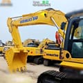 2019 Komatsu PC360-8M0 crawler excavator, side view of boom and cab