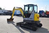 2021 Wacker Neuson EZ36 mini excavator, rear three-quarter view
