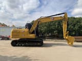 2022 Caterpillar 312D2 GC crawler excavator, side view