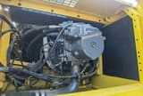 2018 Komatsu PC450-8 crawler excavator engine compartment view