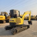 2022 Yanmar VIO55 mini excavator, front three-quarter view
