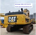 2022 Caterpillar 345D crawler excavator rear view