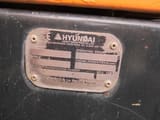 2014 Hyundai R145LCR-9A crawler excavator identification plate