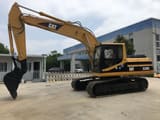 2020 Caterpillar 320BL crawler excavator, side view