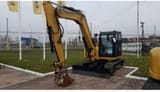2019 Caterpillar 308E2CR crawler excavator, front three-quarter view