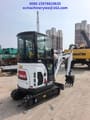 2024 Bobcat E20 mini excavator, rear three-quarter view