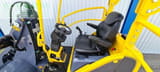 2025 Eurotrac W11 mini excavator operator station view