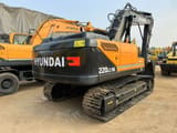 2022 Hyundai R220LC-9S crawler excavator, rear three-quarter view