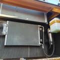 2023 Sany 365H crawler excavator radiator and cooling system detail