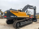 2024 Hyundai R330LC-9S crawler excavator, rear three-quarter view