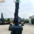 2025 Hyundai HX220L crawler excavator, front view of bucket and boom