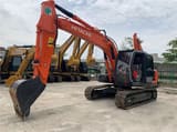 2021 Hitachi ZX120 crawler excavator, front three-quarter view