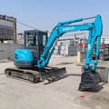 2020 Kobelco SK55SR-5 mini excavator, side view