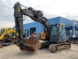 2018 Volvo ECR145EL crawler excavator, side view