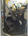 2018 Komatsu PC78US-10 mini excavator interior cab view