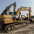 2021 Caterpillar 315D crawler excavator, rear three-quarter view