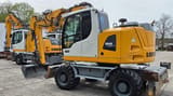 2017 Liebherr A914 COMPACT wheel excavator, rear three-quarter view