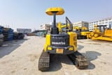 2022 Komatsu PC40MR mini excavator, rear view