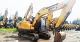 2024 XCMG XE135G crawler excavator, side view