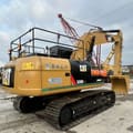 Caterpillar 320D2L Raupenbagger, 2018, Heck-Dreiviertelansicht