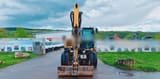 2020 Yanmar B95W wheel excavator, front view