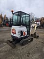 2020 Bobcat E17 mini excavator, rear three-quarter view
